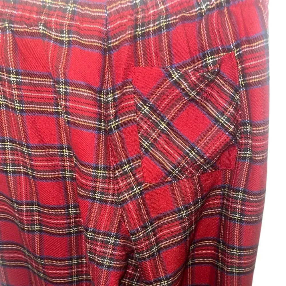 Lands End cozy red